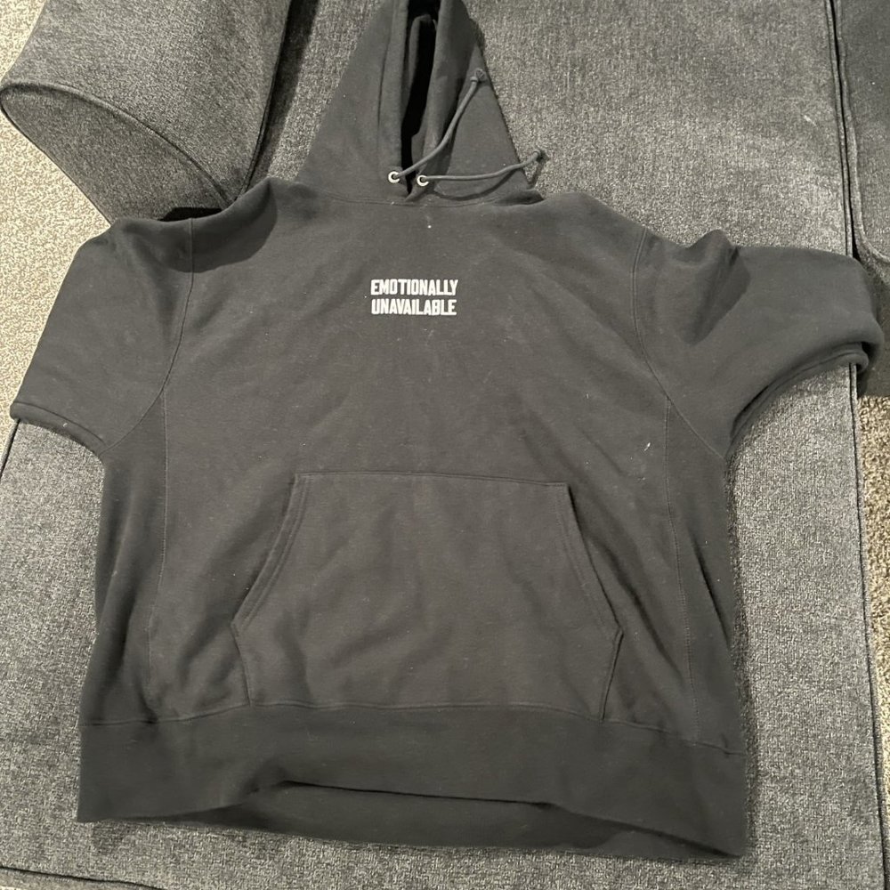 emotionally unavailable hoodie